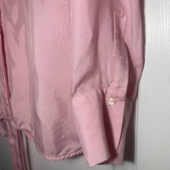 Sandro Shirt With Cut-Out And Bow At The Back Pink Women - Picture 5 of 8